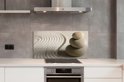 Szkło do Kuchni na Ścianę Tekstura Piaskowca i Piasku