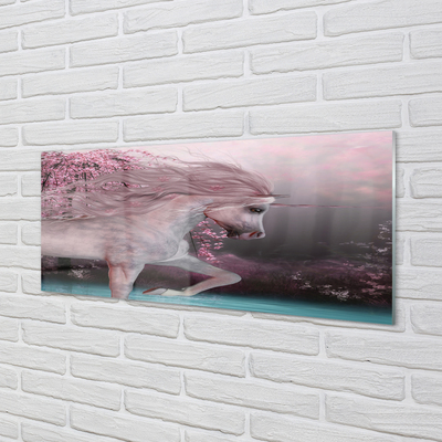 Panel nad Blat Kuchenny Jednorożec nad Brzegiem Jeziora