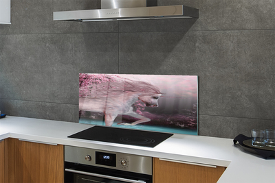 Panel nad Blat Kuchenny Jednorożec nad Brzegiem Jeziora