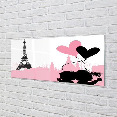 Panel szklany do Kuchni Serca nad Wieżą w Mieście