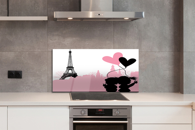 Panel szklany do Kuchni Serca nad Wieżą w Mieście