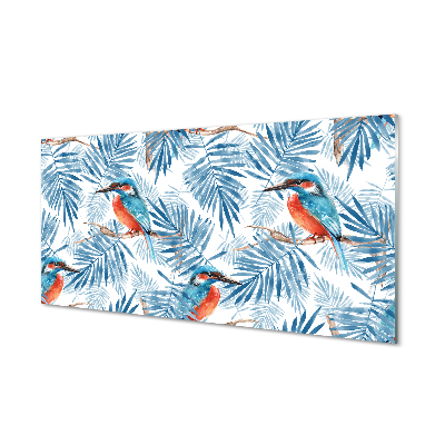 Panel szklany do Kuchni Malowana Ilustracja na Gałęzi