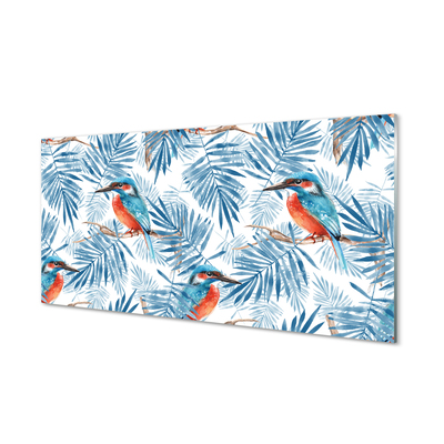 Panel szklany do Kuchni Malowana Ilustracja na Gałęzi