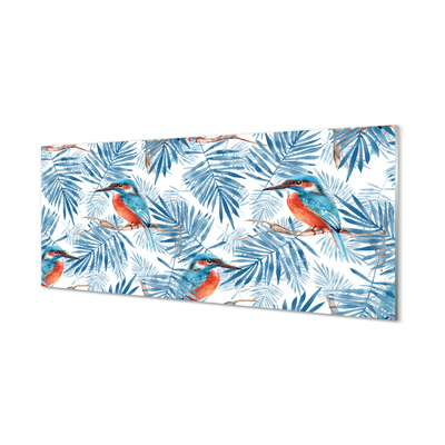 Panel szklany do Kuchni Malowana Ilustracja na Gałęzi