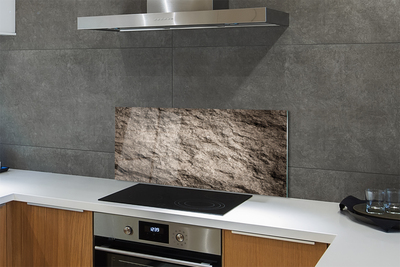 Szkło do Kuchni na Ścianę Abstrakcyjna Struktura Kamienia