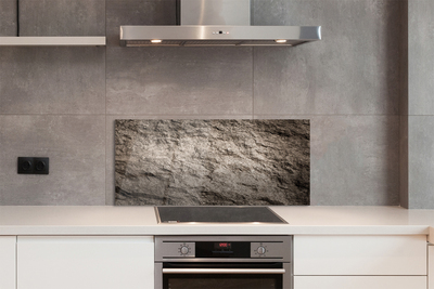 Szkło do Kuchni na Ścianę Abstrakcyjna Struktura Kamienia