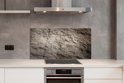 Szkło do Kuchni na Ścianę Abstrakcyjna Struktura Kamienia