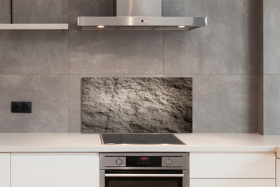 Szkło do Kuchni na Ścianę Abstrakcyjna Struktura Kamienia