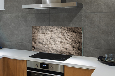 Szkło do Kuchni na Ścianę Abstrakcyjna Struktura Kamienia