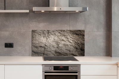 Szkło do Kuchni na Ścianę Abstrakcyjna Struktura Kamienia