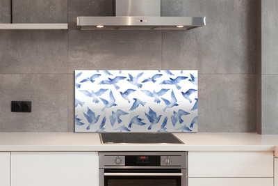 Panel szklany do Kuchni Ptasia Kompozycja Malarska