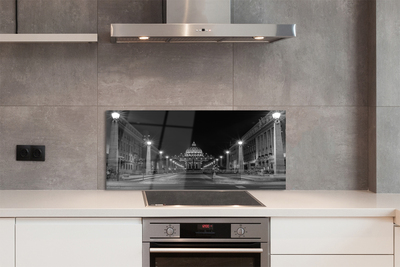 Szkło do Kuchni na Ścianę Droga do Zabytkowej Kaplicy