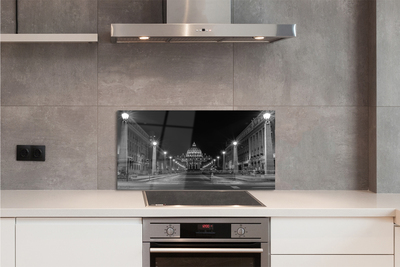 Szkło do Kuchni na Ścianę Droga do Zabytkowej Kaplicy