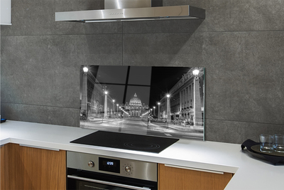 Szkło do Kuchni na Ścianę Droga do Zabytkowej Kaplicy