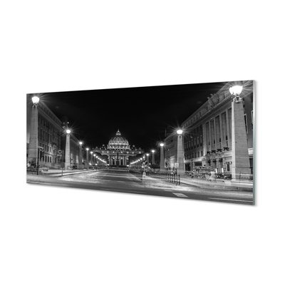 Szkło do Kuchni na Ścianę Droga do Zabytkowej Kaplicy