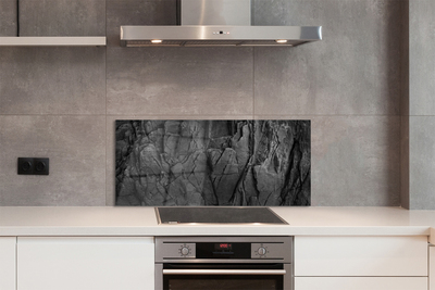 Szkło do Kuchni na Ścianę Artystyczna Tekstura Skalna