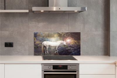 Panel Szklany Jednorożec w Magicznym Lesie