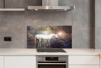 Panel Szklany Jednorożec w Magicznym Lesie