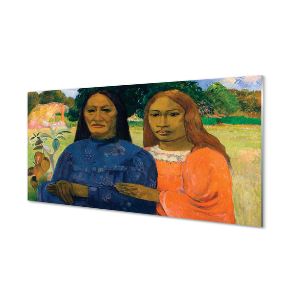 Panel nad Blat Kuchenny Dwie Kobiety - Paul Gauguin