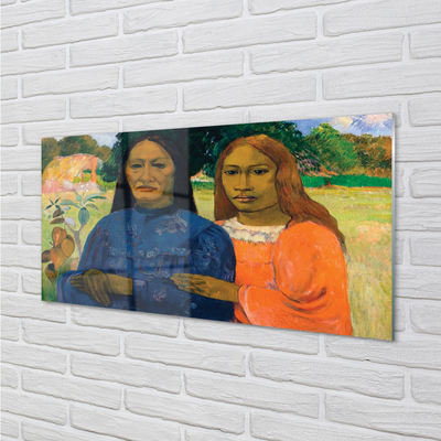 Panel nad Blat Kuchenny Dwie Kobiety - Paul Gauguin