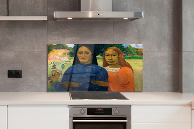 Panel nad Blat Kuchenny Dwie Kobiety - Paul Gauguin