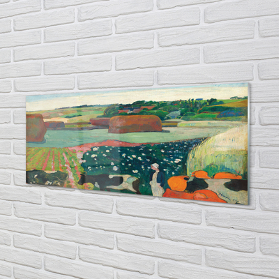 Panel nad Blat Kuchenny Stogi Siana w Bretanii - Gauguin