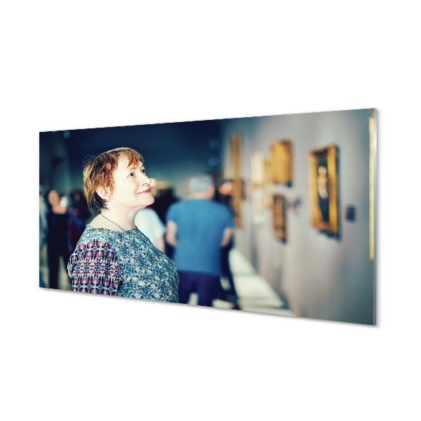 Szklany Panel Grupa Ludzi