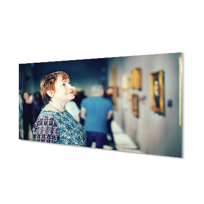 Szklany Panel Grupa Ludzi