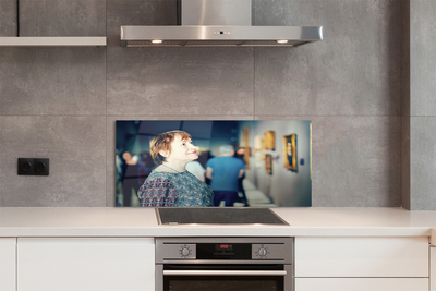 Szklany Panel Grupa Ludzi