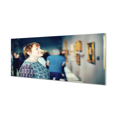 Szklany Panel Grupa Ludzi