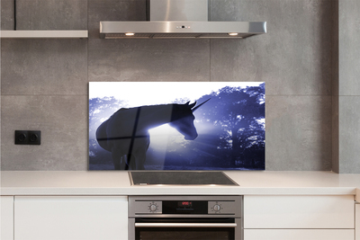 Panel Szklany Legenda o Jednorożcu w Lesie