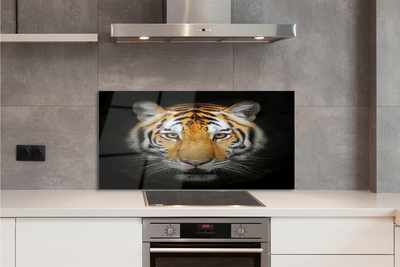 Panel szklany do Kuchni Portret Dzikiego Tygrysa