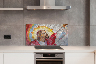 Szklany Panel Mozaika Jezus