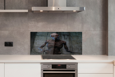 Panel szklany do Kuchni Zjawa w Opuszczonym Budynku