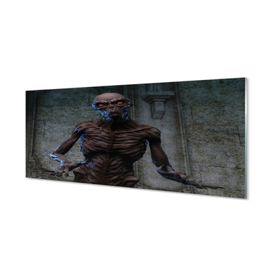 Panel szklany do Kuchni Zjawa w Opuszczonym Budynku