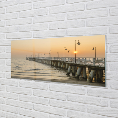 Panel szklany do Kuchni Klasyczne Molo w Gdańsku