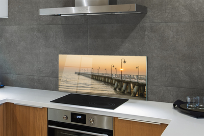 Panel szklany do Kuchni Klasyczne Molo w Gdańsku