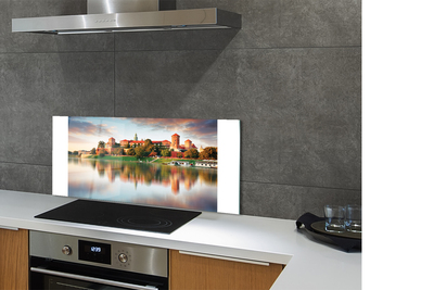 Panel nad Blat Kuchenny Zamek Królewski na Wawelu nad Wisłą