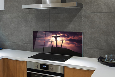 Panel szklany do Kuchni Jezus pod Krzyżem