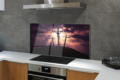 Panel szklany do Kuchni Jezus pod Krzyżem