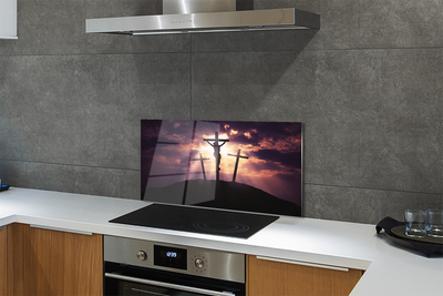 Panel szklany do Kuchni Jezus pod Krzyżem