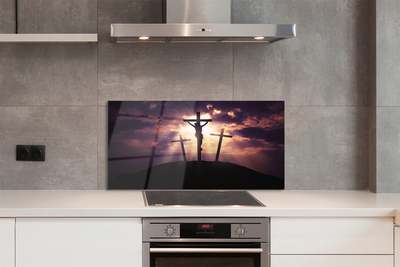 Panel szklany do Kuchni Jezus pod Krzyżem