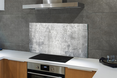 Szkło do Kuchni na Ścianę Industrialna Tekstura Betonu