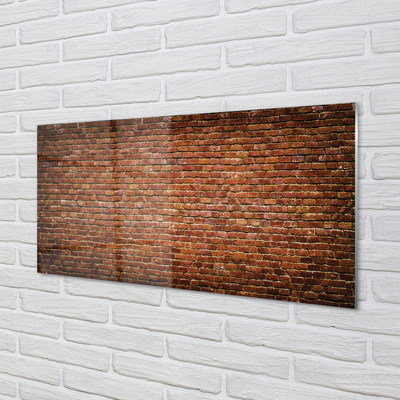 Szklany Panel Klasyczna Struktura Cegły