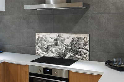 Szklany Panel Biblijne Nauczanie Jezusa