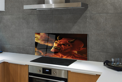 Panel szklany do Kuchni Wizerunek Diabła