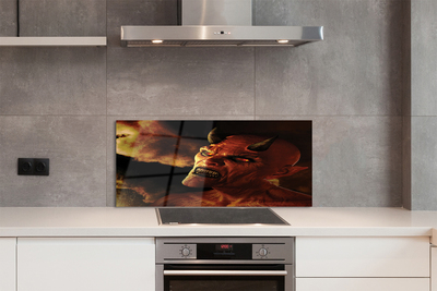 Panel szklany do Kuchni Wizerunek Diabła