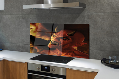 Panel szklany do Kuchni Wizerunek Diabła