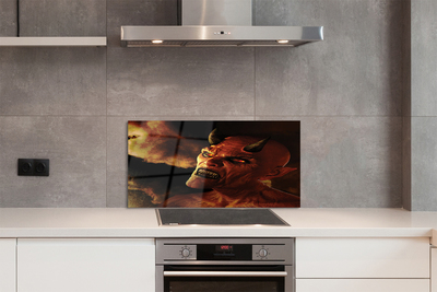 Panel szklany do Kuchni Wizerunek Diabła