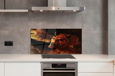 Panel szklany do Kuchni Wizerunek Diabła